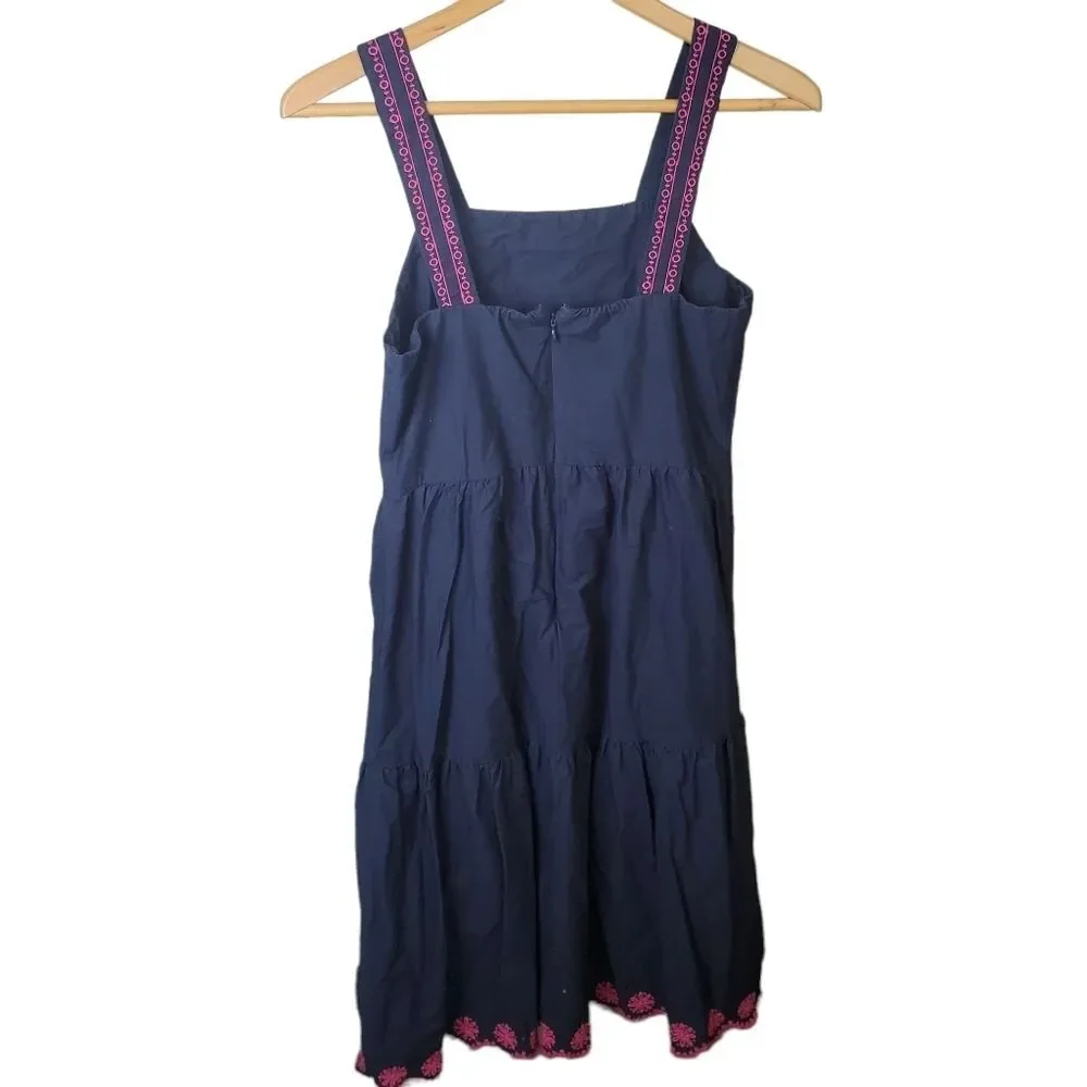 J. Crew Tiered Embroidered Sundress Size 2